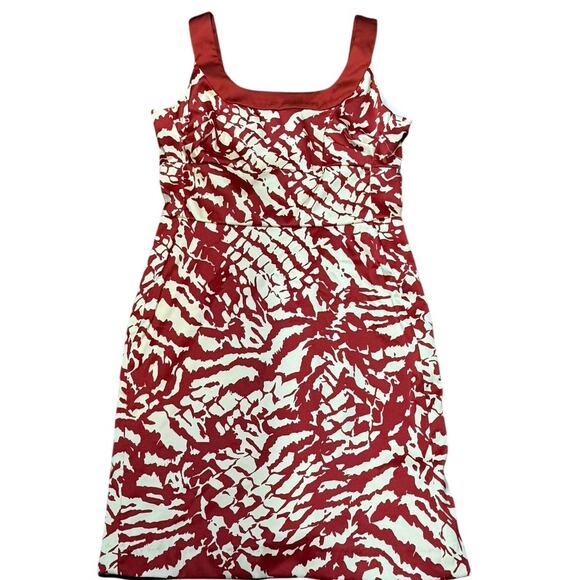 NWT 6P Donna Ricco Satin Mini Dress Square Neckline Elegant Holiday Work Party - Picture 16 of 16